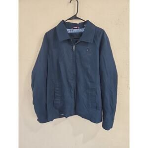 Tommy Hilfiger Navy Blue Zip-Up Jacket